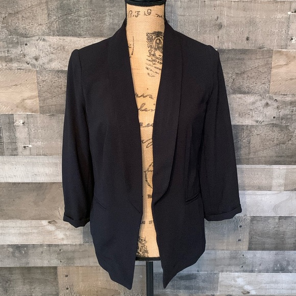 LC Lauren Conrad Black Open Blazer - Picture 16 of 16